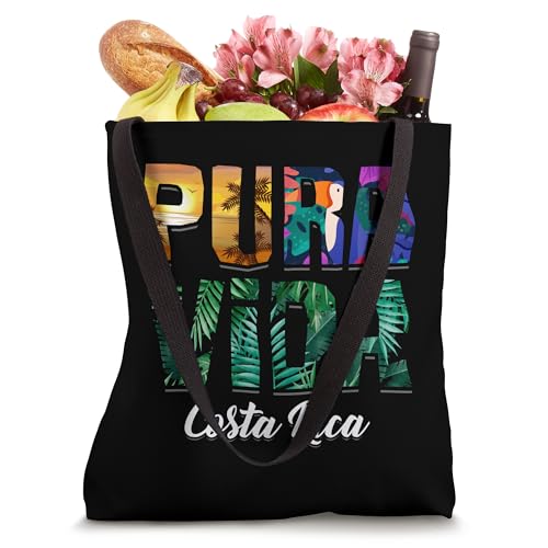 Bolso tote de viaje Pura Vida Costa Rica Souvenir - Cool Central America Travel Tote Bag miniatura 4