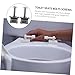 Angoily Toilet Seat Installation Supplies Set of 2 Plastic Screws Fit for Types of Toilet Seats
