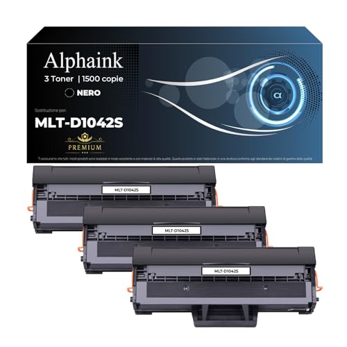 ✅ [Capacità Toner] Nero 1500 copie l'uno al 5% di Copertura su foglio A4.