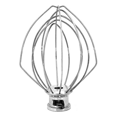 6'' K45Ww Wire Whip For Tilt-Head Stand Mixer For Kitchenaid, Heavy Cream Beater, Stainless Steel Egg Cream Stirrer, Cakes Mayonnaise Flour Whisk #TOP17