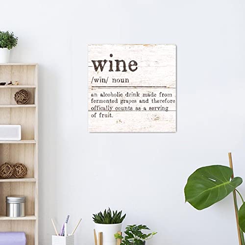 Panneau en bois Wine Definition déco murale buanderie