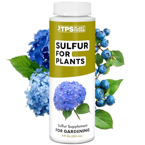 Sulfur Fertilizer Liquid Sulfur Amendment for Greener Leaves Better Nutrient Uptake & Stronger Plants 8 oz