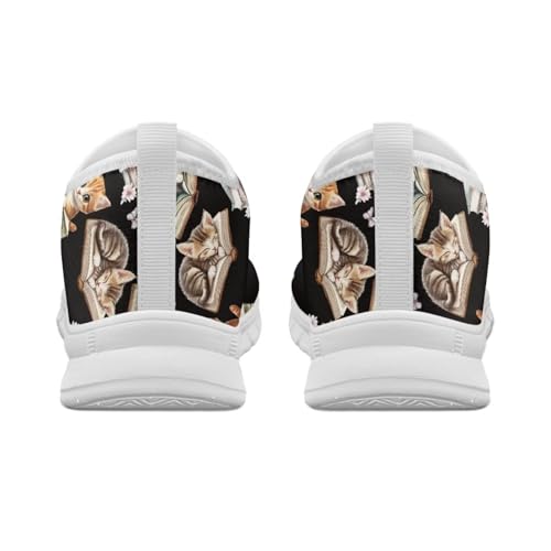 Women's Slip-on Low Top Casual Loafers Comfortable Travel Walking Shoes Non Slip Sports Running Sneakers US 5.5-11.53