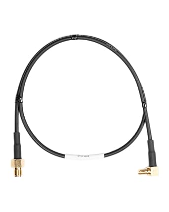 Bolton 50 Ohm Low-Loss Coaxial Jumper Cable, 18 in, TS-9 to SMA Female | Reliable Adapter Cable for Connecting Cellular Routers to External Antennas and Signal Boosters