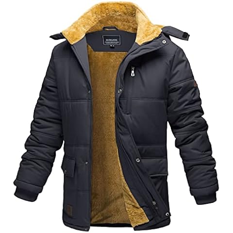 EKLENTSON Men's Winter Warm Parka Coat Cover