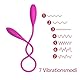 Jinqian 60cm Super Lang Doppelkopf Vibrator mit 7 Vibrationsmodi für Sie G-Punkt Vibration Klitoris Stimulation Paarvibrator Partner Doppel Dildo Anal Vibratoren Sexspielzeug für Frauen Lesben Paar