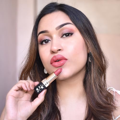Image of Iba Pure Lips Long Stay Matte Lipstick Limited Edition for Women L03 Pink Pout, 4g | Creamy Matte Finish & Smooth Texture | Long-Lasting | Hydrated Lips | Enriched with Vitamin E & Shea Butter | Intense Colour & Highly Pigmented | Lip Makeup