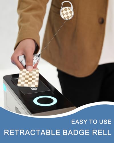 Ceckooty IDBADAGE01 Id Badge Holder With Lanyard And Retractable Clip thumb #5