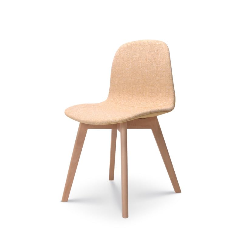 Kosmi Chaise de Salon Confortable en Tissu Anna Jaune