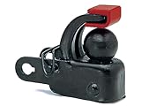 Hebie Unisex – Erwachsene F1 Anhängerkupplung, Black, Einheitsgröße