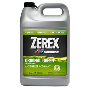 Zerex Original Green Low Silicate Concentrate Antifreeze/Coolant 1 GA, 128 Fl Oz (Pack of 1)