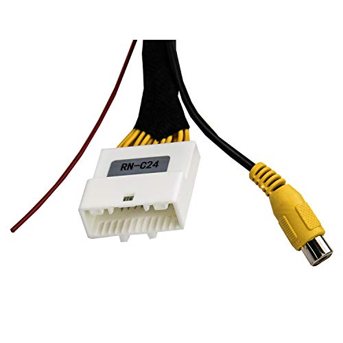 Adaptateur faisceau avec entrée vidéo de caméra de recul pour autoradio, compatible Renault Laguna/Fluence/Duster/Latitude/Scénic 2-3/Mégane/Cabrio/Clio...