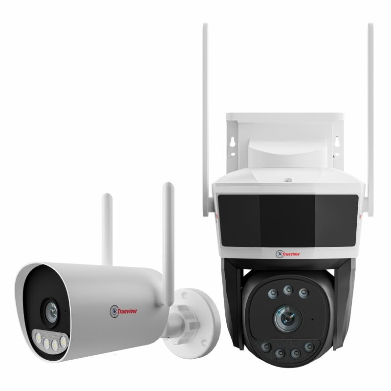 Trueview Smart Outdoor Security Camera Pack of 2 | 3MP WiFi Mini PT Camera + 3MP WiFi Bullet Camera | STQC Approved | All Time Color Night Vision | Human Detection | Two-Way Audio-picture-27