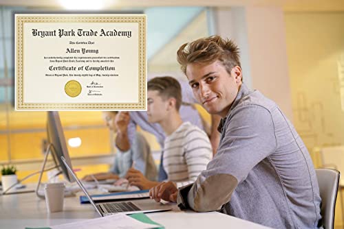 100 Sheet Award Certificate Paper, Gold Foil Metallic Border, Ivory Letter Size Blank Paper, By Better Office Products, Diploma Certificate Paper, Laser And Inkjet Printer Friendly, 8.5 X 11 Inches #TOP1