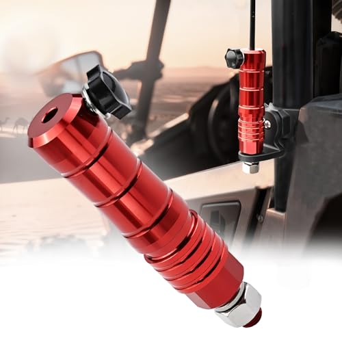 Quick Release Flag Pole Holder for UTV/ATV (Red)