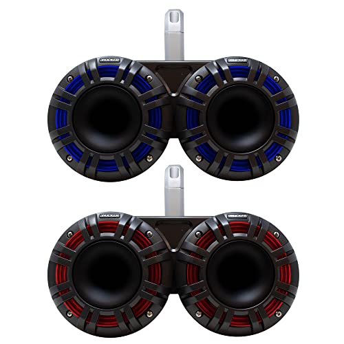 KICKER KMXL Tower Speaker Bundle - Dual 6.5