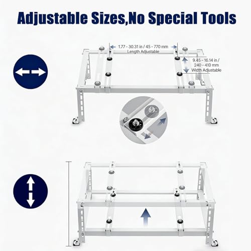 Soporte para mini split exterior de acero galvanizado y ajustable 4