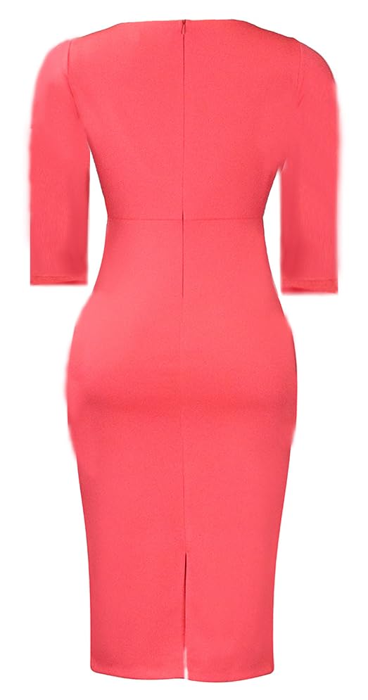 Image of ZVO Church Dress for Women Casual Dress Office Work Bodycon Midi Dresses