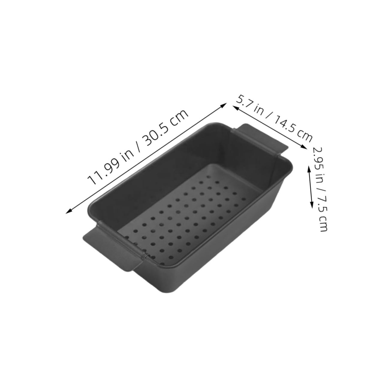 2kawałki Czarny Mould Do Pieczenia Chleba z Pokrywką Nieprzywierająca Forma Do Pieczenia Wytrzymały Wypiekacz Chleba i Mięsa Wypieki