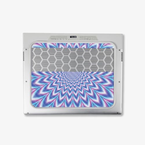 Image of MightySkins Carbon Fiber Skin Compatible with Alienware X14 R2 (2023) Full Wrap Kit - Jitter Illusion | Protective, Durable Textured Carbon Fiber Finish | Easy to Apply | Made in The USA