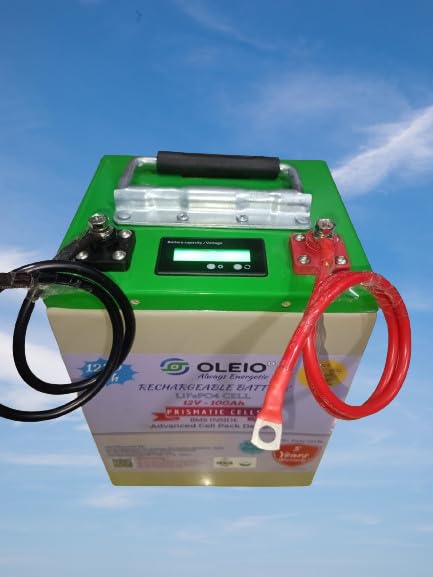 LFP Battery12V,100Ah,1280Wh,LiFePO4, LFP Prismatic 100A Cells,with BMS,Active Balancer 4000+ Duty Cycle, Disply Meter. Ideal for Home Inverter, UPS.Solar, Equipments.-image-42