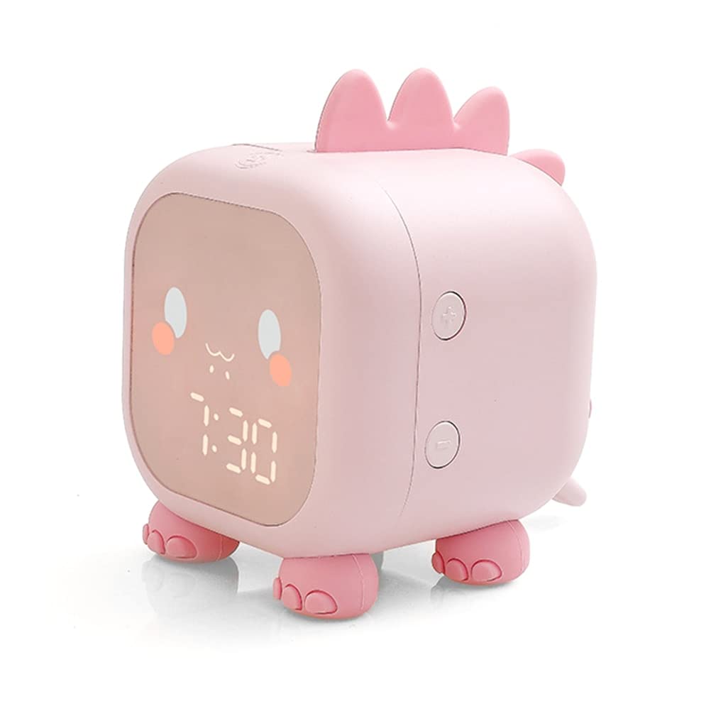 DYKKLKQ Alarm Clock Alarm Clock Cute Dinosaur Digital Alarm Clock for Bedside Clock Sleep Trainier Wake Up Night