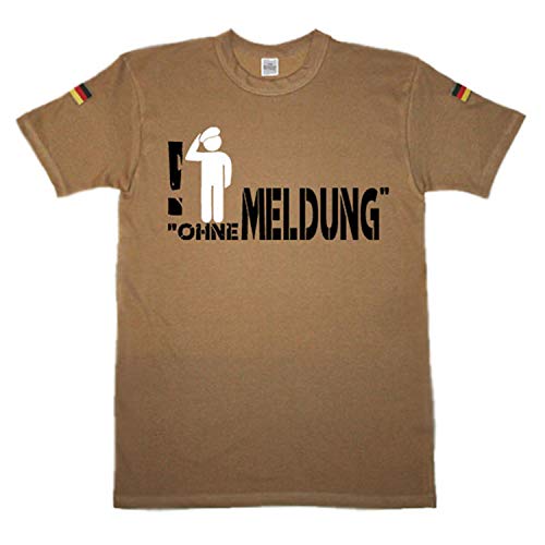 T-shirt humour allemand ample vert confort absolu en taille XXXL