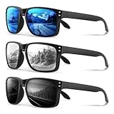 gesruny Polarized Sunglasses for Men Women - Classic Sport Sun Glasses for Driving Running Cycling Fishing UV400 Protection