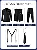 Saruit Boys' Formal Suits Set Dresswear Tuxedo Sui... #4