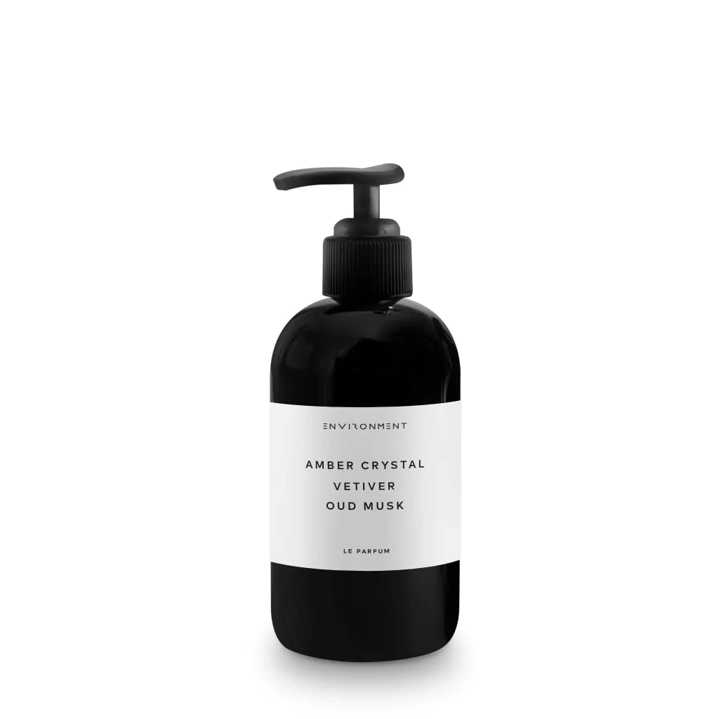 ENVIRONMENT Inspired by Designer Perfume BR540 Lotion, 300ml Luxury Scented Lotion (Amber Crystal | Vetiver | Oud Musk) Bathroom Luxury, Men & Women High-End Body Lotion, Hand Cream, Dry Skin Help