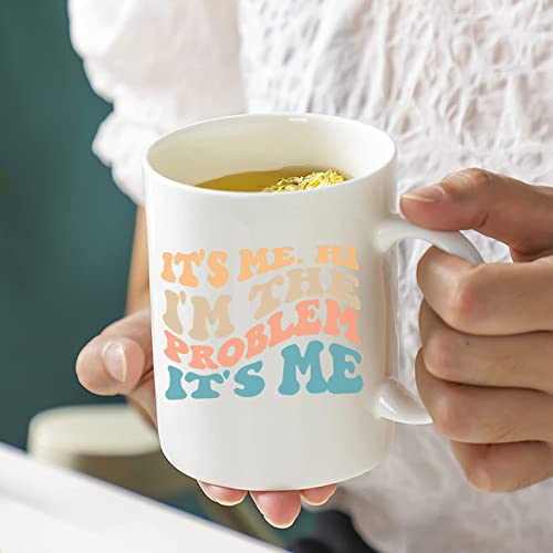 It's Me Hi I'm The Problem It's Me Coffee Mug For Singer Fans,Taylor Tea Cup Merch For Womens And Girls,Gifts For Swiftes Merchandise(11Oz,White) #TOP3