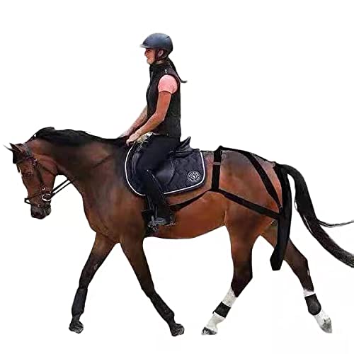 Bolsa para estiércol de caballo en cuero resistente con protección total 8