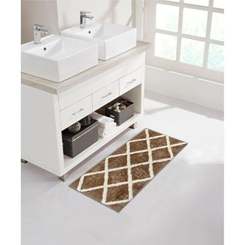 Image of The First Home Decor Modern Anti Slip doormats for Entrance Living Room Bedroom Kitchen Bathroom Doormat 1.5x3 feet (D2D2)