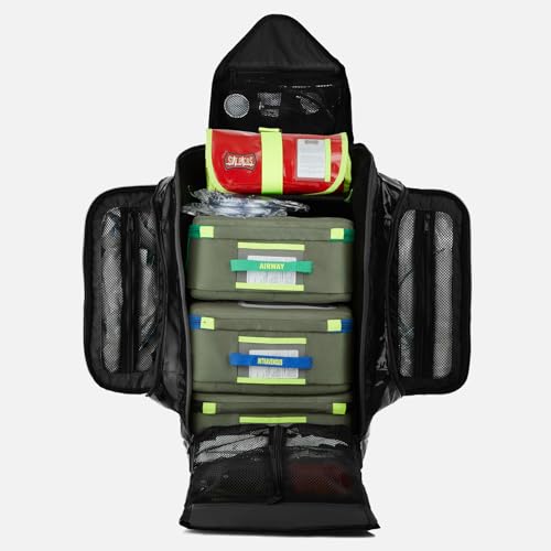 Image of Statpacks G3+ Backup EMT Medic Backpack BLS ALS Trauma Bag for EMS, Police, Firefighters (Black)