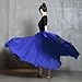 ROYAL SMEELA 720 Long Ballet Skirt Women Fairy Lyrical Dance Skirt Modern Dance Costume Flowy Maxi Skirts for Ballerina Dark Blue