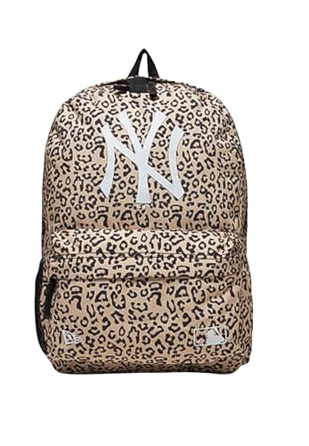 New Era ERA Sac à dos York Yankees beige pour femme imprimé animal, multicolore, Taille unique