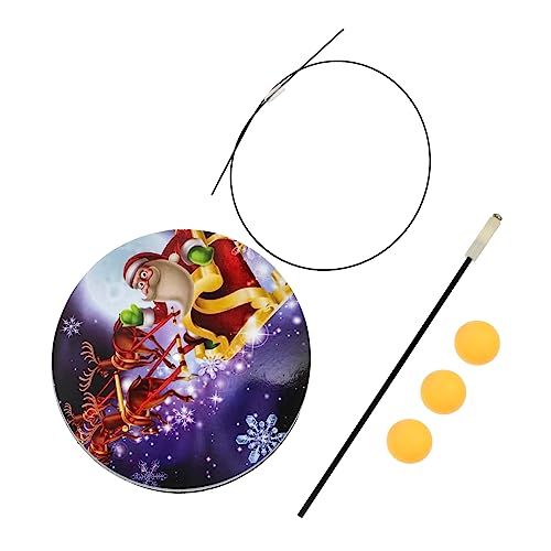 BELLIFFY 1 Set Indoor Table Tennis Training Tools Durable Elastic Shaft Game for Skill Development for Beginners Interactive Sports with High Stability Base