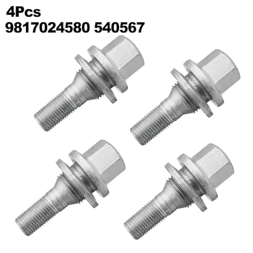 Tornillos de rueda Peugeot 206 207 tuercas metálicas contra el desgaste 2