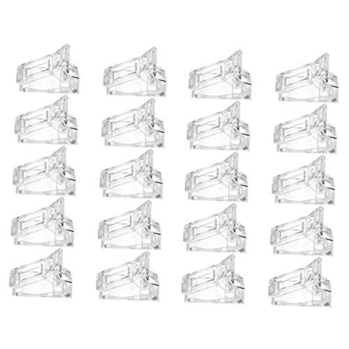 Housoutil kit 20 piezas clips para uñas acrílicas
