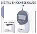Thickness Gauge. Digital Thickness Gauge Electronic Thickness Meter Measure Thickness of Paper Cloth Thin Metal Micrometer 0.01Mm .Industrial