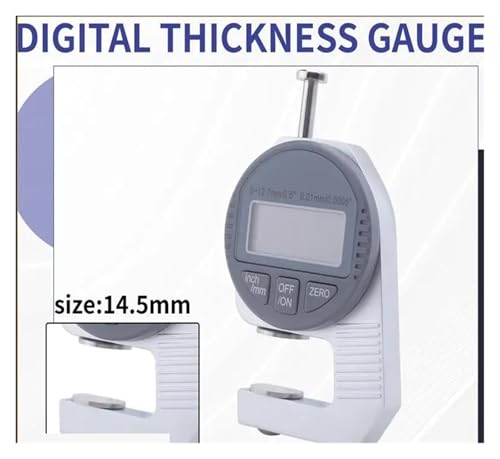 Calibrador de grosor digital 0.01mm para papeles y metales miniatura 4