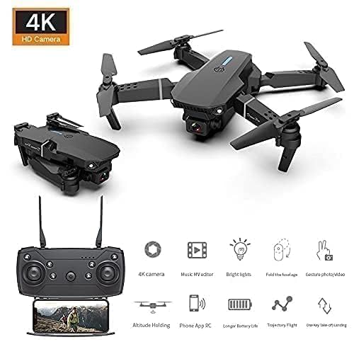 Image of dRoNe wItH hD DuAl cAmErA BrUsHlEsS MoToR, oNe cLiCk tAkEoFf /lAnDiNg FlIp rOlLiNg gEsTuRe cOnTrOl wI-Fi cAmErA ReMoTe cOnTrOl -X DrOnE