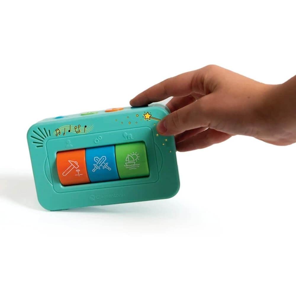 Clementoni - 52524 - Il Etait Une Fois - Mon conteur d'histoires - Jeu Interactif pour Enfants à partir de 3 Ans et plus - Jusque 64 Histoires à Créer et Ecouter - Sans Ondes