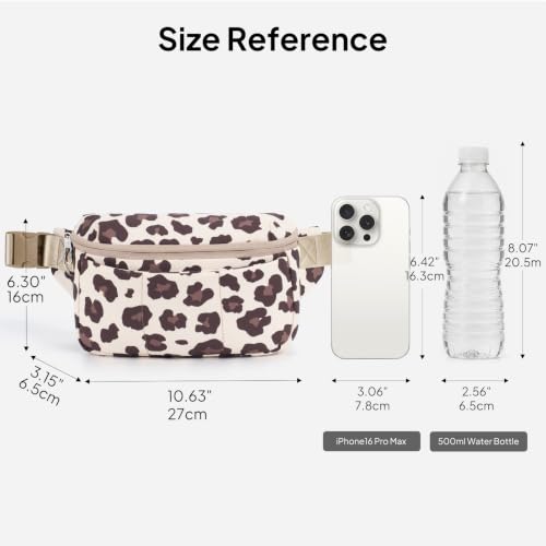 Image of TOPEAST Waist Pack 3.5L Fanny Packs with Water Bottle Holder