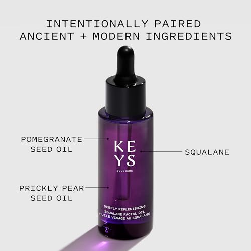 Deeply Replenishing Squalane Facial Oil, Hydrates Skin Overnight for a Radiant, Glowing Complexion, Vegan, Cruelty Free, 1.01 Fl Oz - Image 3