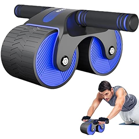 pologmase Abs Wheel, AB Roller Wheel For Abdominal Exercise, Double Wheel Ab Roller For Abs Workout For Exercises For Your Abs, Hip Flexors, And Back Muscles For Home Gym Men Women Cover