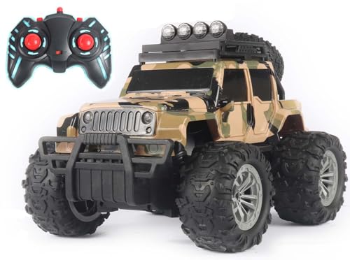 popsugar Off Roader Rechargeable Remote Control Monster Truck with 2 Speeds and 4 Headlight Modes | Lithium Battery | C-Type Charging | Remote Control Car for Kids | Made in India,Multicolor (B0CY5PSYJ9) Amazon Price History, Amazon Price Tracker