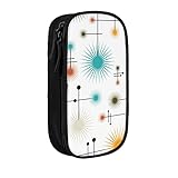 Grande capacité : 2 poches principales zippées, une poche principale dispose de 3 poches plaquées et de 5 emplacements pour stylos. Dites adieu au désordre.