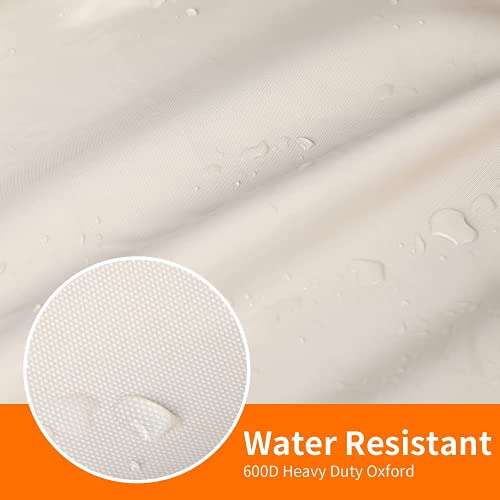 Zejun Patio Furniture Covers Waterproof, Outdoor Couch Cover, 58" L X 28" D X 35" H, 600D, Uv Resistant, Anti-Fad, Dustproof Loveseat Sofa Cover For Patio Furniture, Porch Loveseat, Lawn Bench Chairs #TOP3