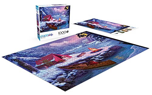 Buffalo Games - Country Life - Snowy Retreat - 1000 Piece Jigsaw Puzzle, Multicolor - Image 4